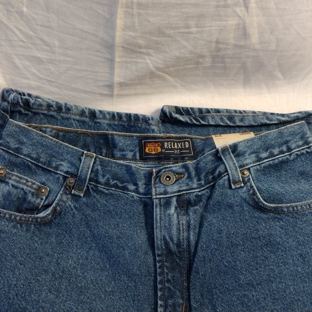 Route 66 Women's Straight Leg Jeans - Blue - Picture 6 of 6